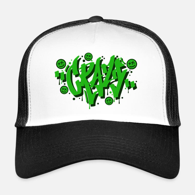 Conception de lettres graffiti folles Casquette trucker 