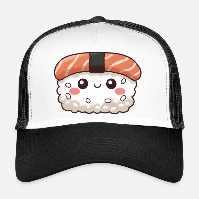 Kawaii Sushi - Trucker Cap - white/black
