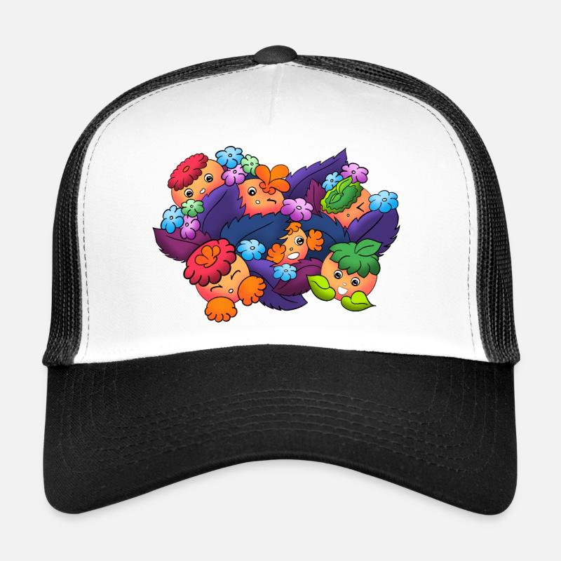 Boutons de rêve dans les feuilles d’automne Casquette trucker 