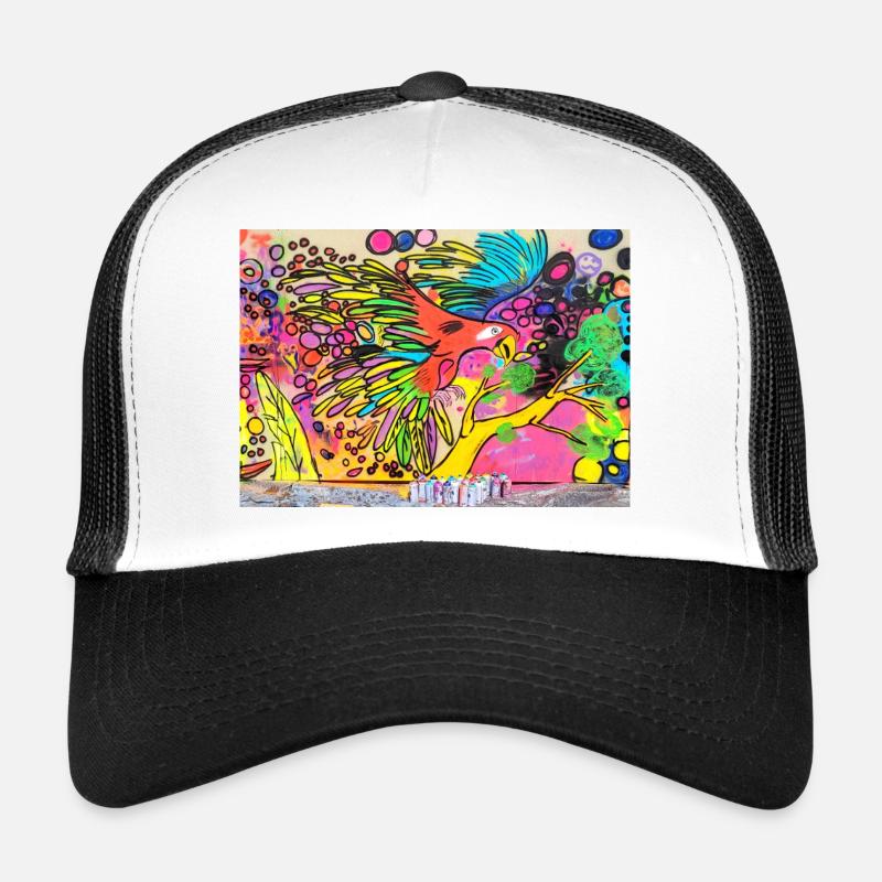 Bunter Papagei Trucker Cap