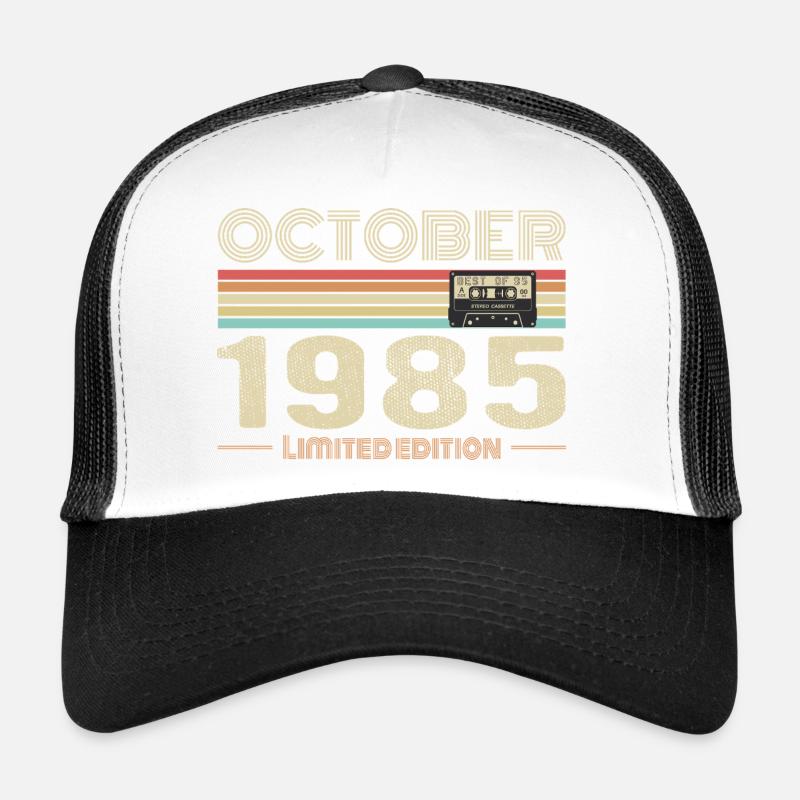 Birthday October 1985 Trucker Cap