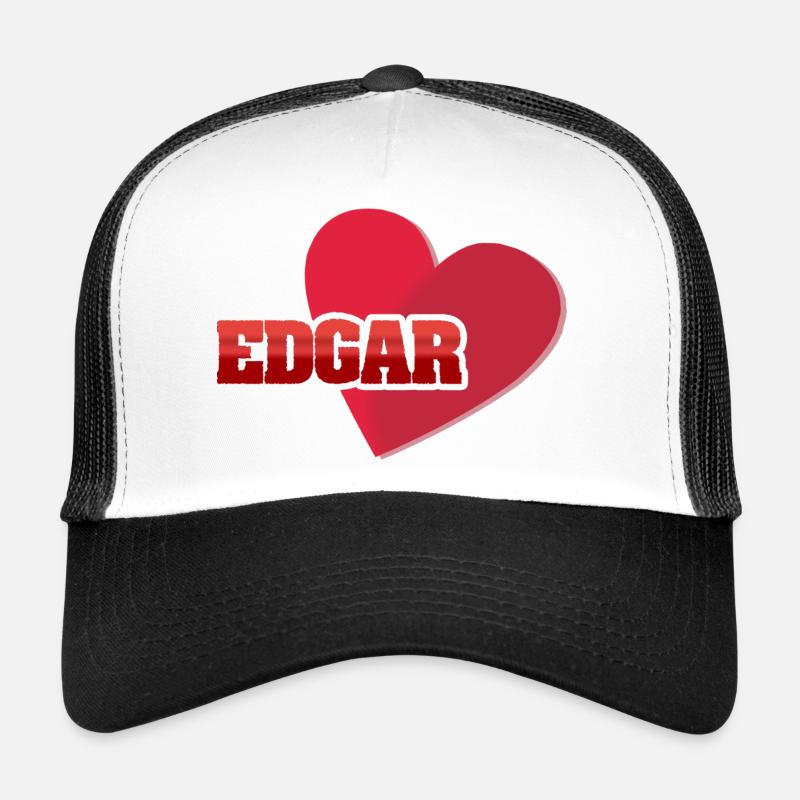 Herz EDGAR Schriftzug Trucker Cap