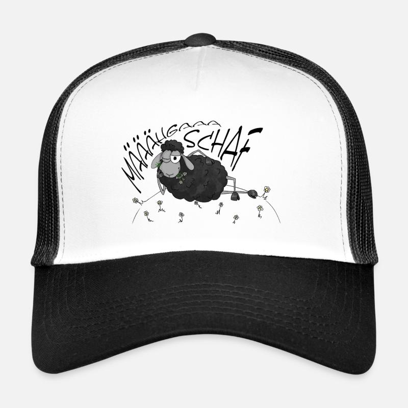 Funny Sheep - Trucker Cap - white/black