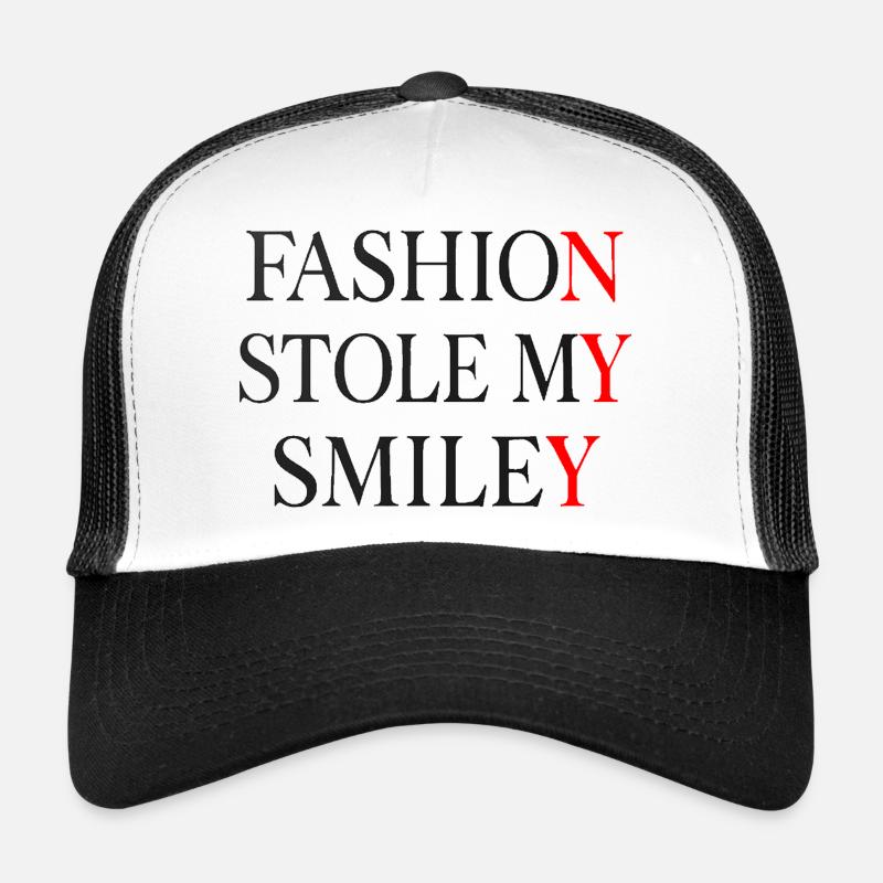 La mode a volé mon smiley Casquette trucker 