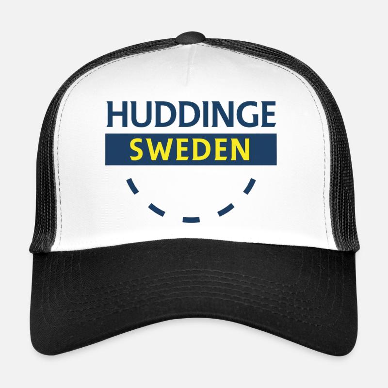 Huddinge Suède Panneau Circulaire Casquette trucker 