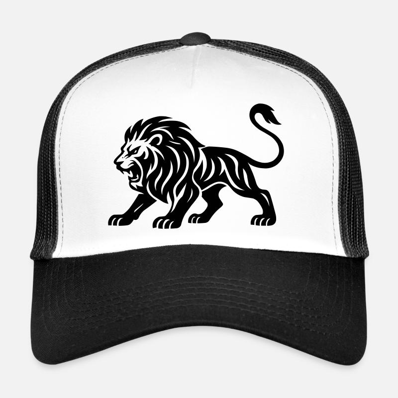Lion silhouette in the shadow Trucker Cap