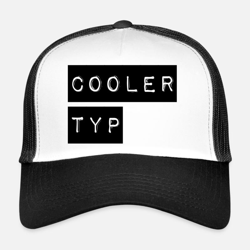 So sieht ein cooler Typ aus Trucker Cap