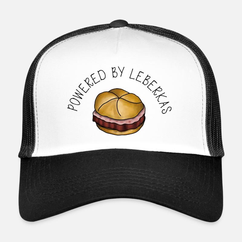 Powered by Leberkas – Leberkäse Spruch Trucker Cap