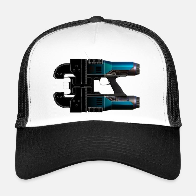Space Drop Lasercutter Trucker Cap