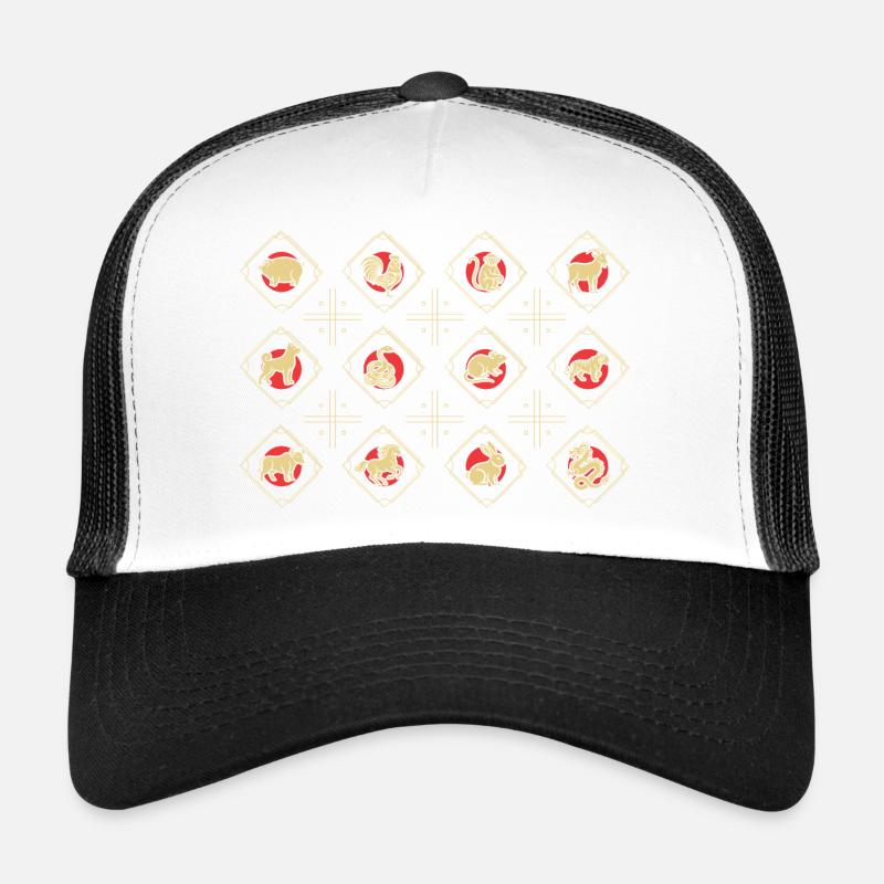 Chinesisches Neujahr Chinesisches Tierzeichen Trucker Cap