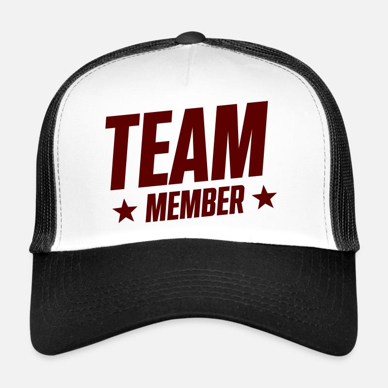 Team Member Emblem with Stars Trucker Cap