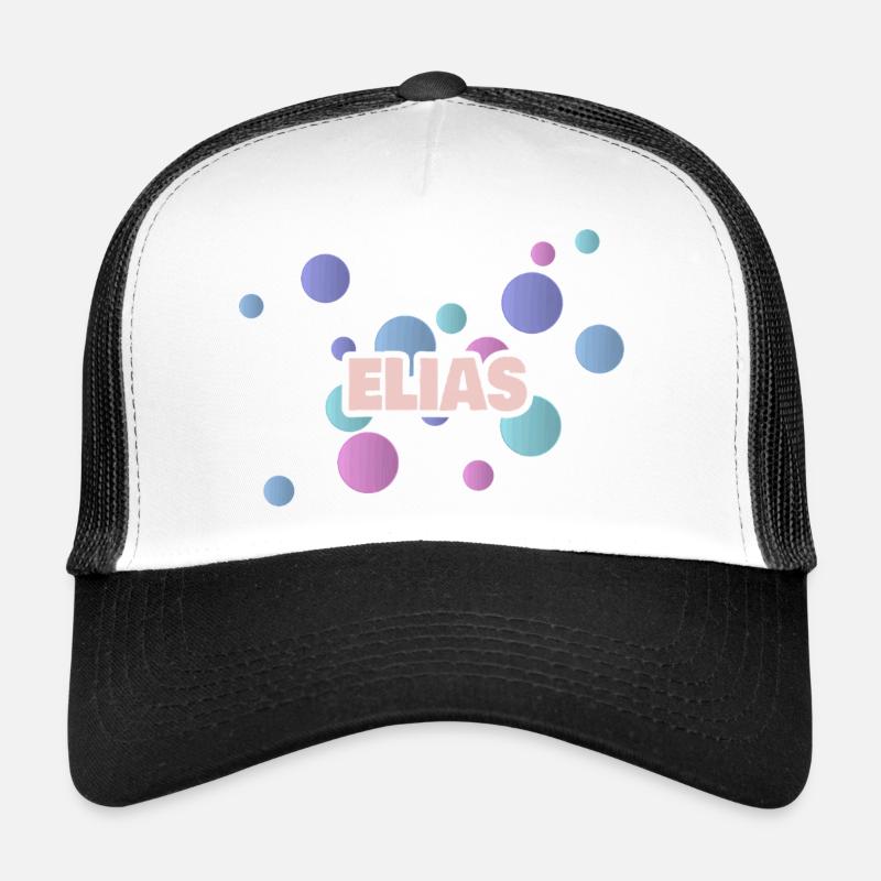 Pastel Circles Elijah Trucker Cap