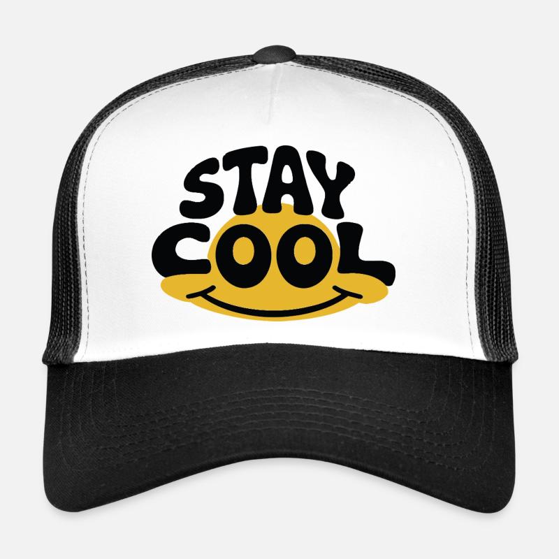 Typographie du sourire Stay Cool Casquette trucker 