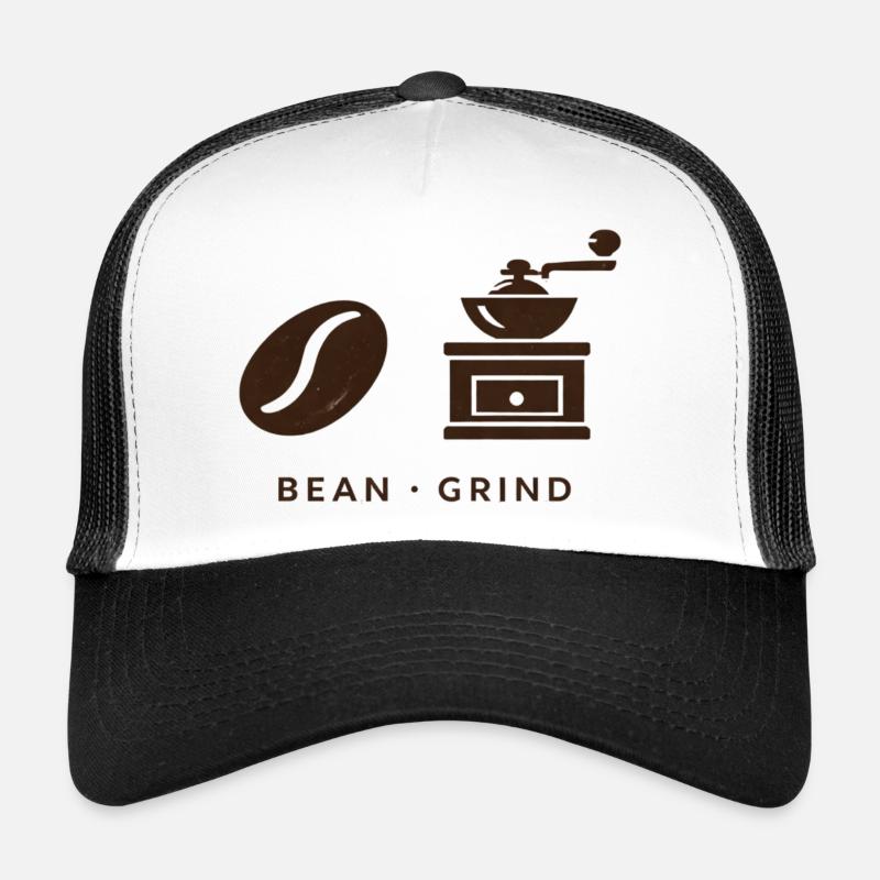 BEAN. MOUDRE. CAFÉ. CAFÉ Casquette trucker 