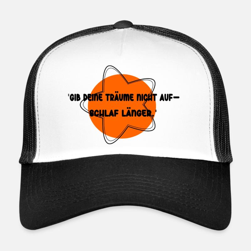 Dors plus longtemps, rêve sans rêve Casquette trucker 