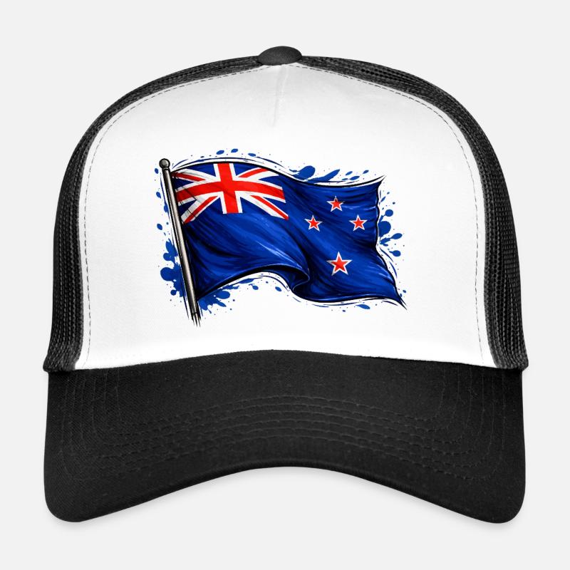 Neuseeland Flagge Trucker Cap