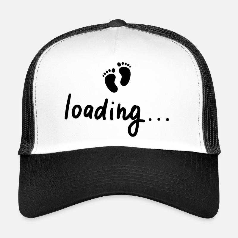 Loading - Trucker Cap - Weiß/Schwarz
