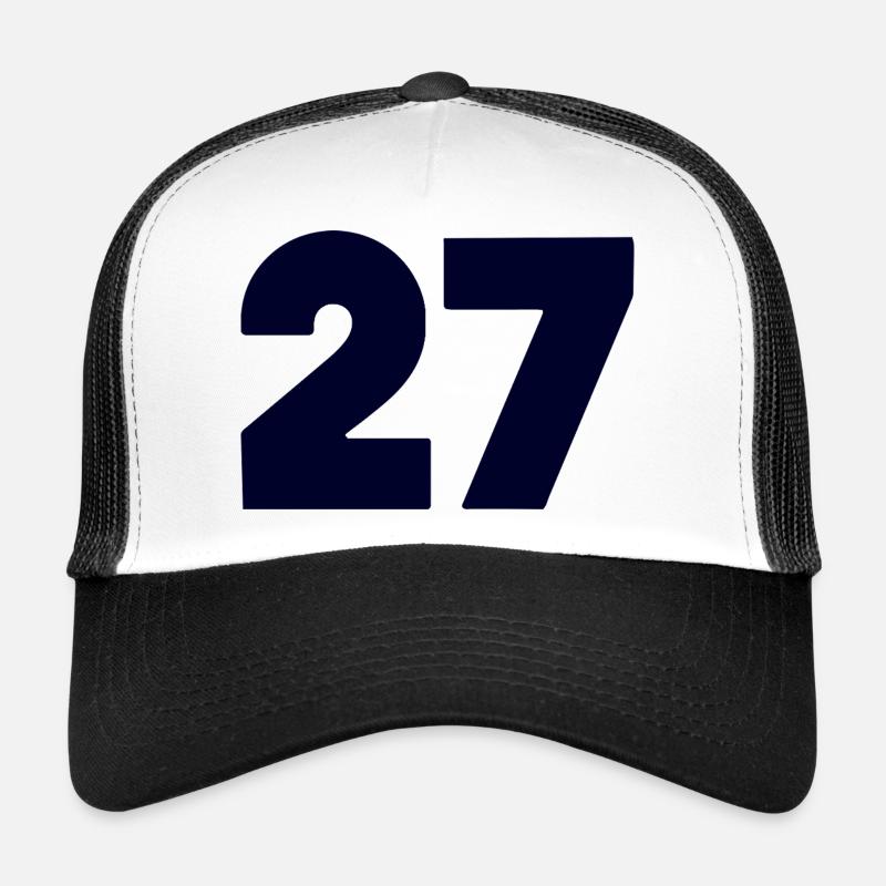 Bold 27 Numeric Emblem Trucker Cap