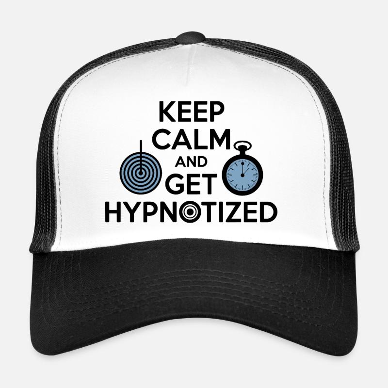 Hypnotiseur Reste calme Fais-toi hypnotiser Professionnel Casquette trucker 