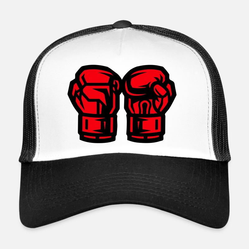 Symbole des gants de boxe Boxe Casquette trucker 