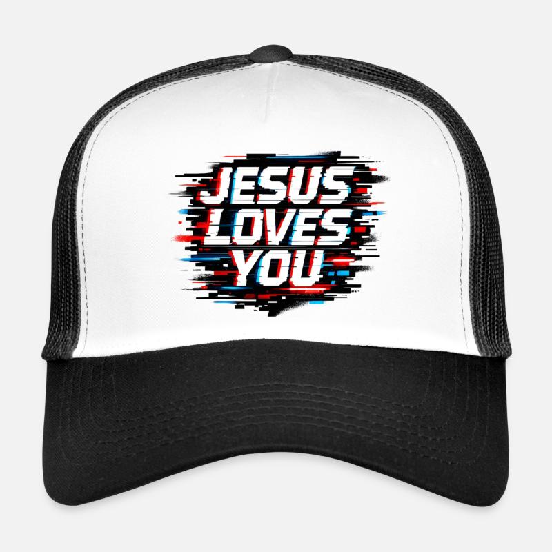 Jésus t’aime Casquette trucker 