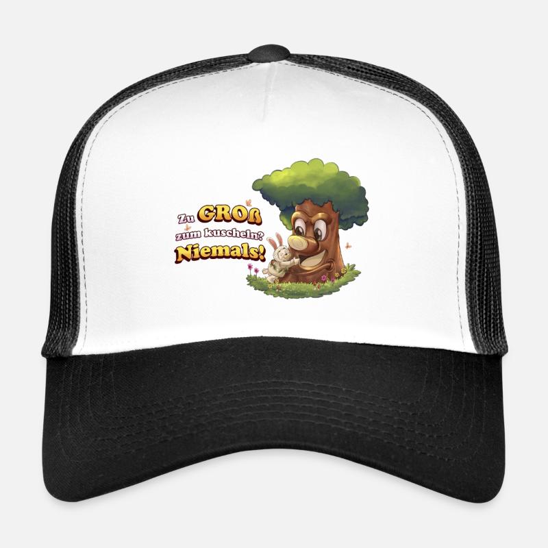 Siggi und der Zauberwald - Kuscheln - Trucker Cap - Weiß/Schwarz
