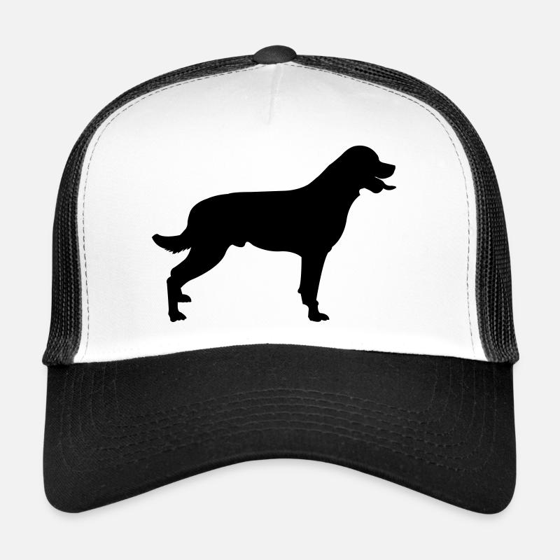 Hund - Trucker Cap - Weiß/Schwarz