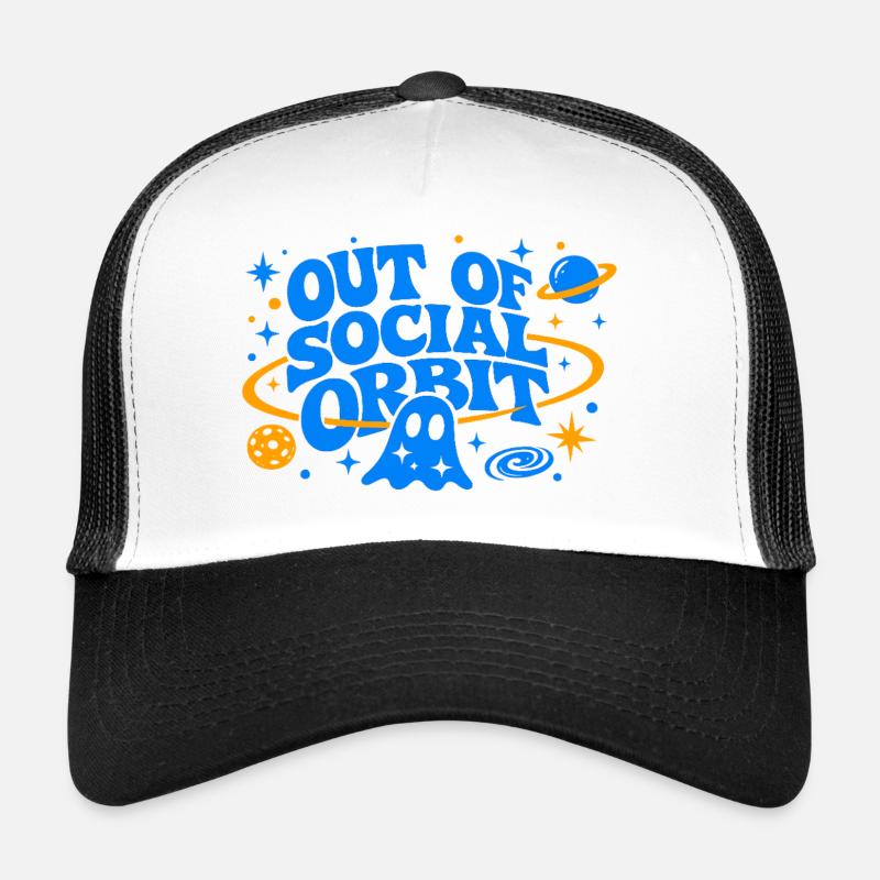 HORS DE L’ORBITE SOCIALE Electric Blue Casquette trucker 