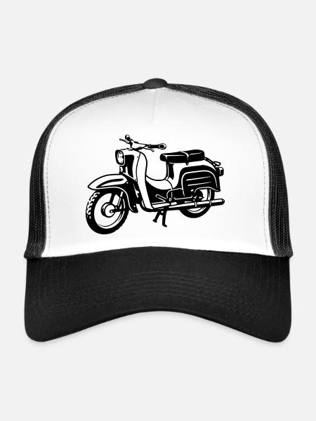swallow - Trucker Cap - white/black
