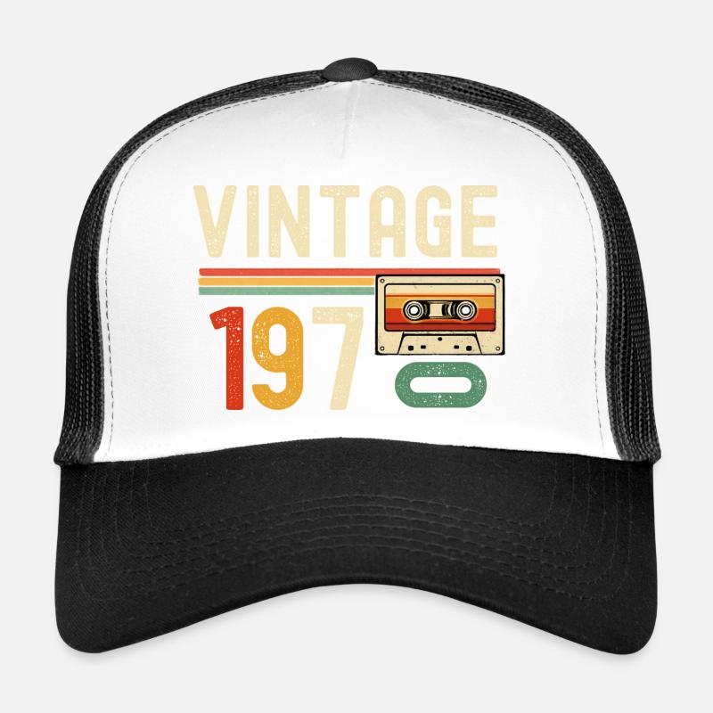 Vintage 70s Casseette Trucker Cap