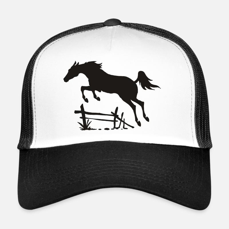CSO - Casquette trucker  - blanc/noir
