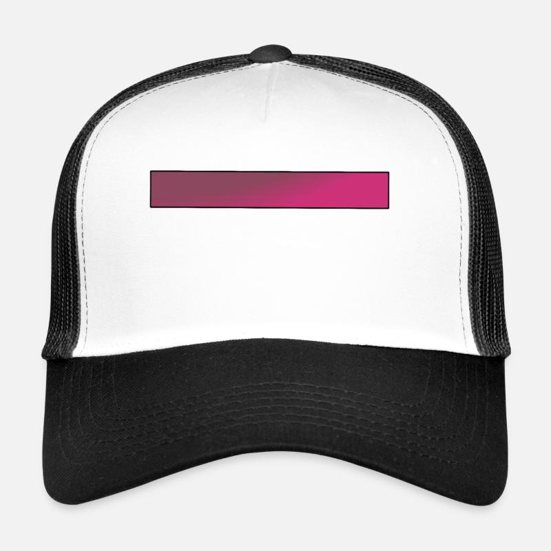 Gradient Pink Bars Trucker Cap