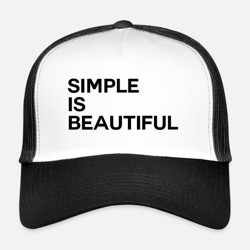 Simple Is Beautiful Casquette trucker 