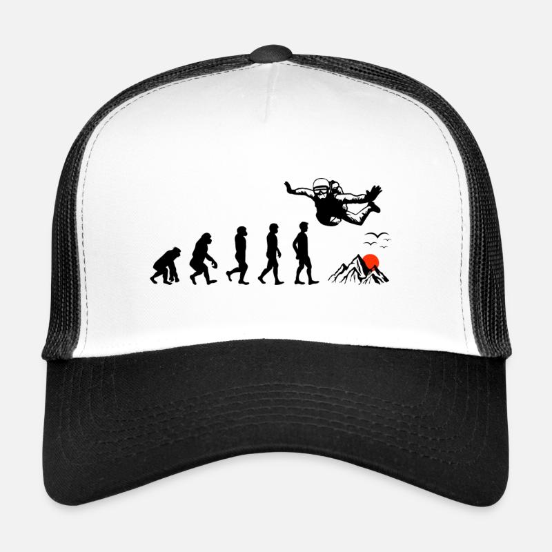 Parachute Parachute Parachute Parachutisme Évolution Casquette trucker 