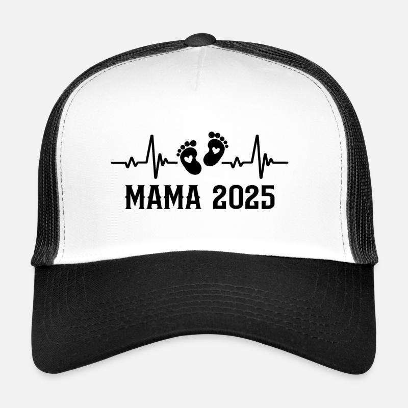 Mama 2025 Frequenz Herzschlag der Mama zum Trucker Cap