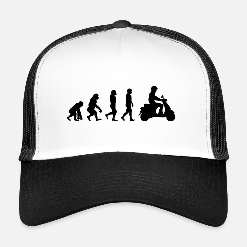 Scooter Rider Scootering Moto Cyclomoteur Evolution Casquette trucker 