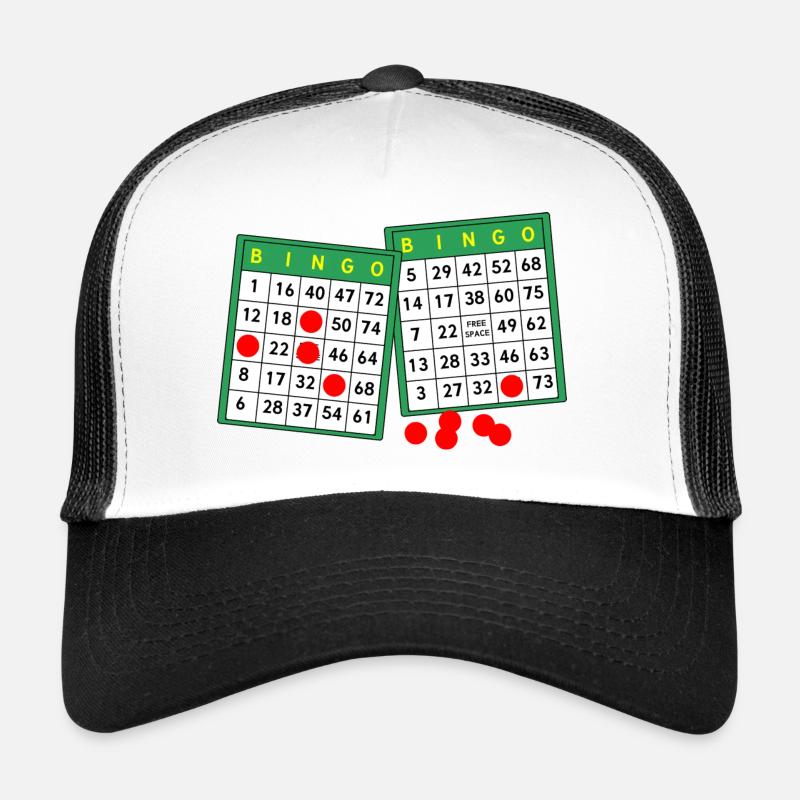 bingo - Trucker Cap - white/black