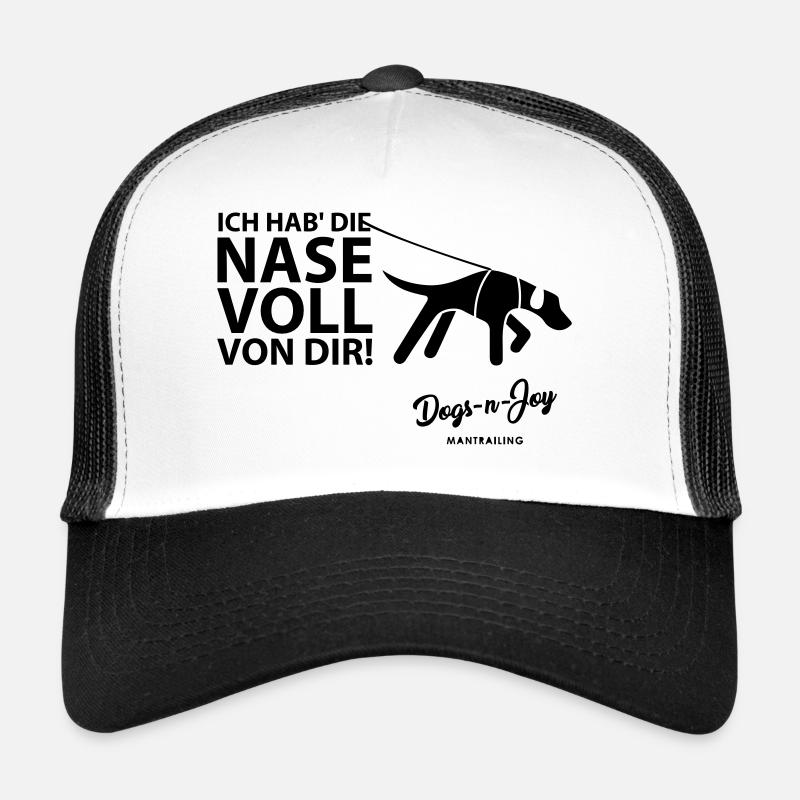 Ich hab' die Nase voll von Dir! - Trucker Cap - Weiß/Schwarz