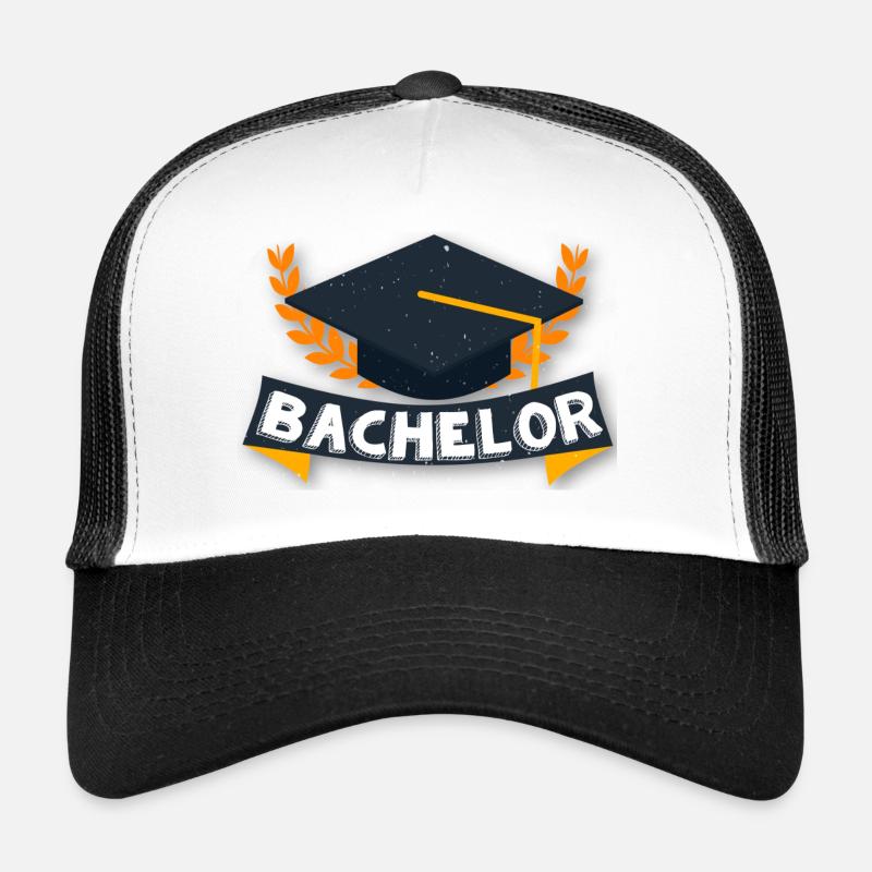 Bachelor - Trucker Cap - Weiß/Schwarz