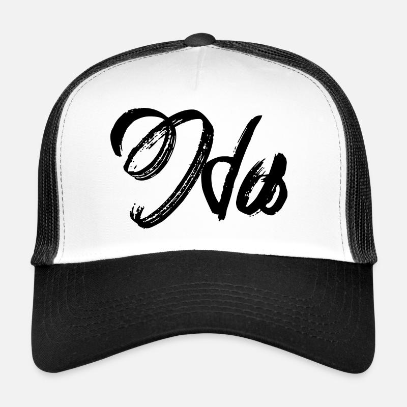 Ida - Trucker Cap - Weiß/Schwarz