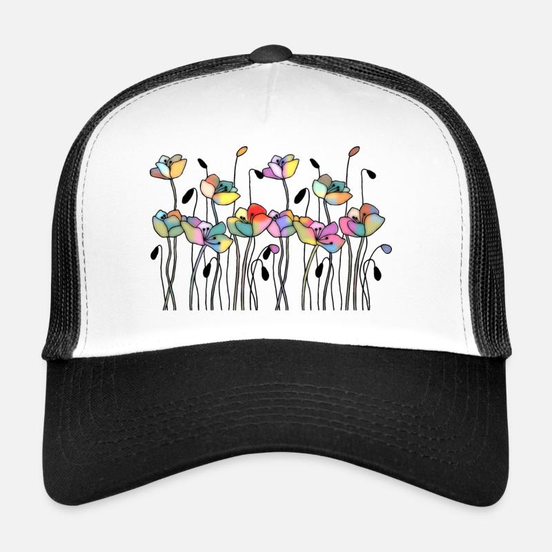 Fleurs Casquette trucker 