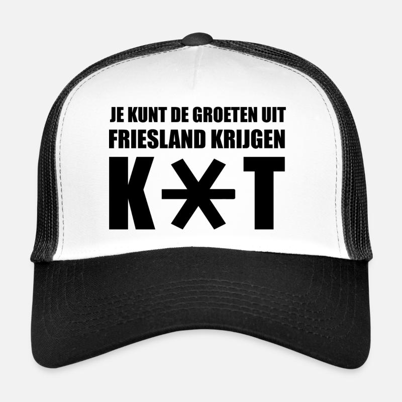 Cadeau souvenir Frison de salutations de Frise Casquette trucker 