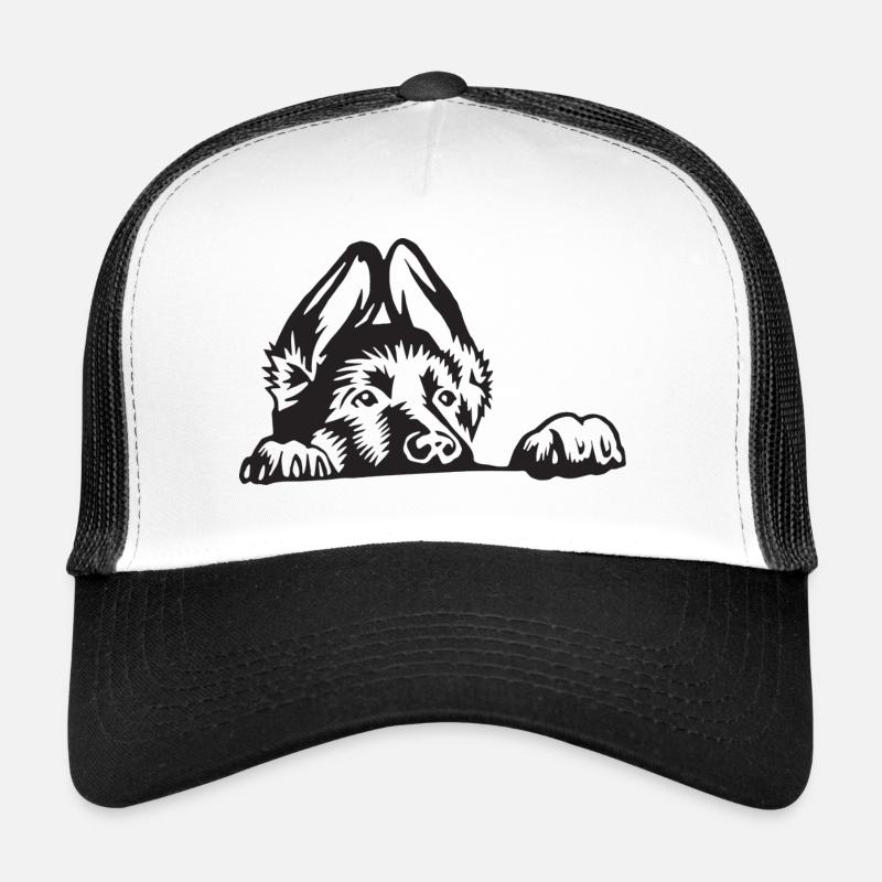 Deutsch Schäfer - Trucker Cap - Weiß/Schwarz