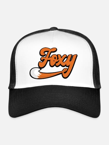 Foxy - Trucker Cap - Weiß/Schwarz