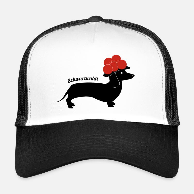 Schwarzwaldi mit schwarzer Schrift Trucker Cap