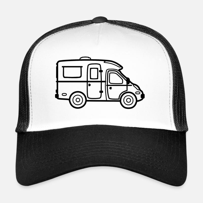 Camping-car semi-intégré - Contour Casquette trucker 