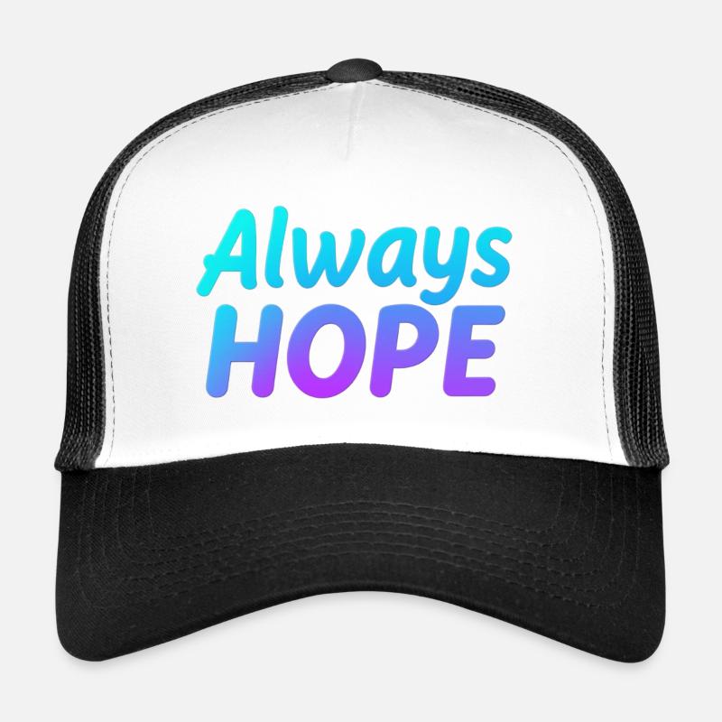 Immer Hoffnung Farbverlauf Trucker Cap