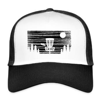 Disc Golf Player vintage Disc Golf Disc Golf Player - Trucker Cap - white/black - Front