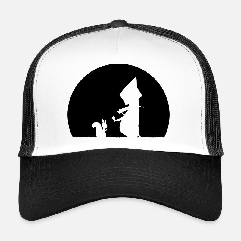 Eichhörnchen - Trucker Cap - Weiß/Schwarz