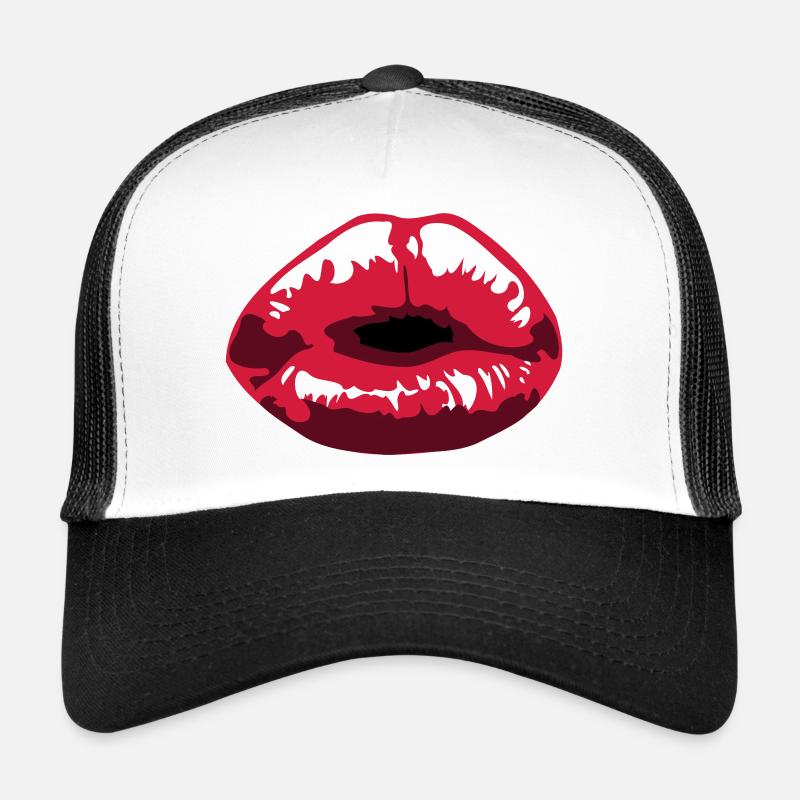 kuessen - Trucker Cap - Weiß/Schwarz
